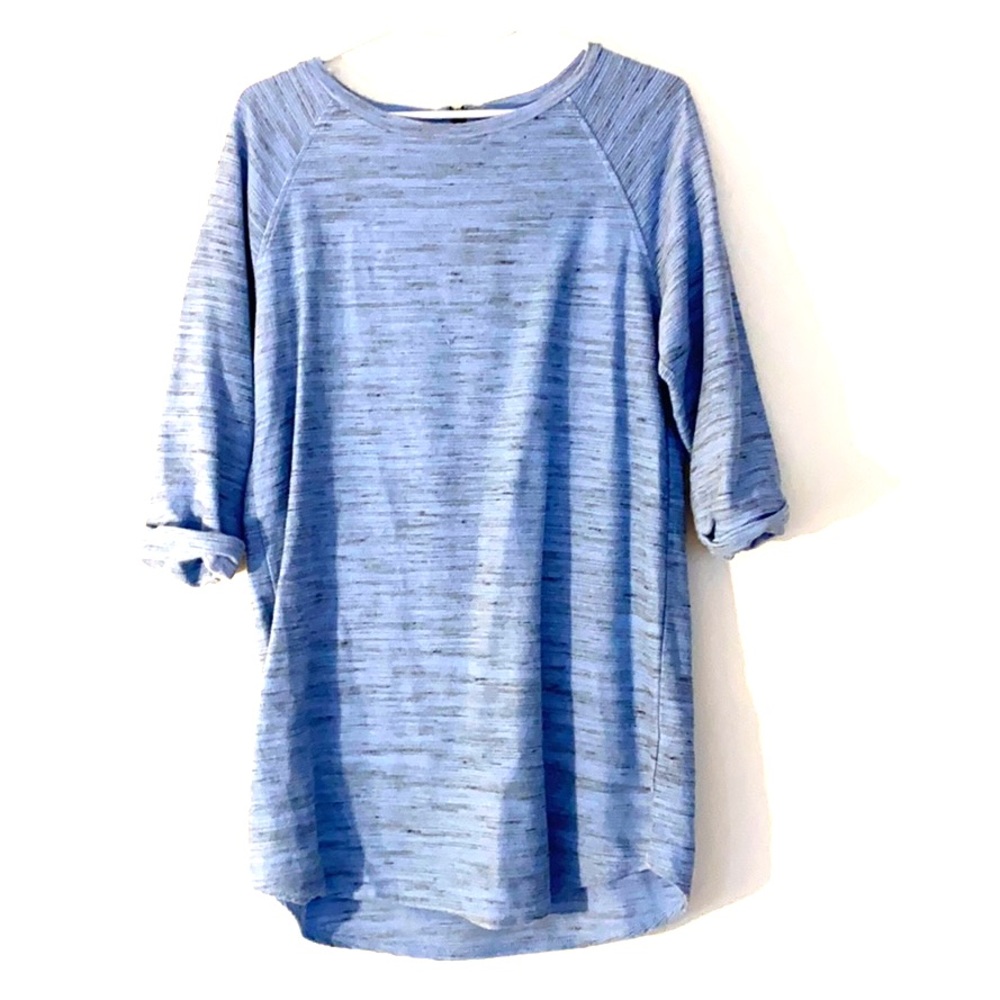 blue and black long sweater topshop sz 8